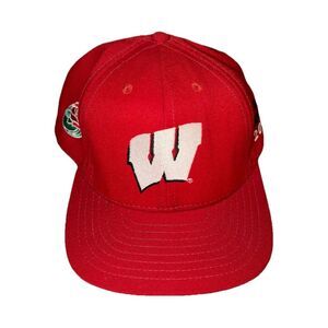 California Headwear Wisconsin Badgers Rose Bowl 2000 Football Red Snapback Hat